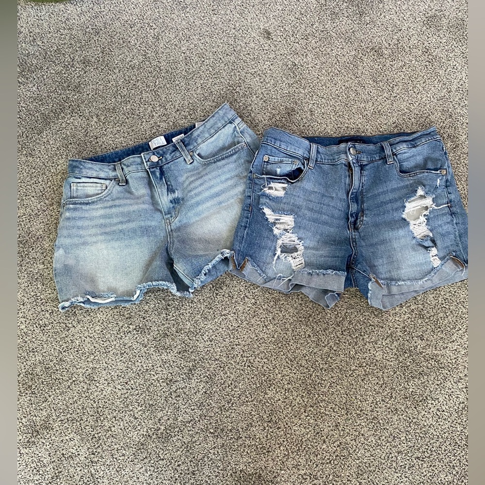 Bundle of 2 Denim Shorts  Size 12 – Time & Tru + Aeropostale